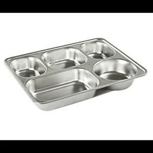 S.S Plate (4 Compartments)