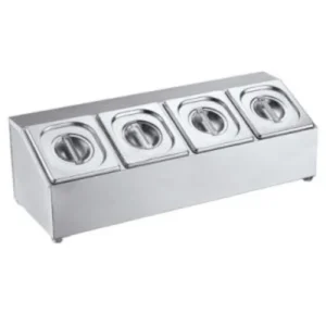 S.S Gravy Pot 1/6 * 4 Pan