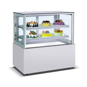 Suare White Cake Showcase 1.5m