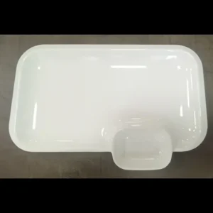 Rect.White Plate 10 in