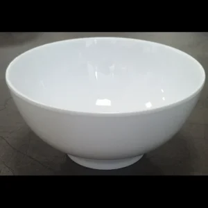 Horizontal Bowl White 6 in