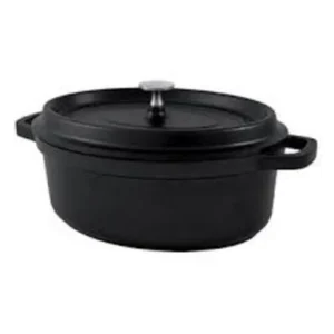 Oval Cast Iron Pot 26cm 3L