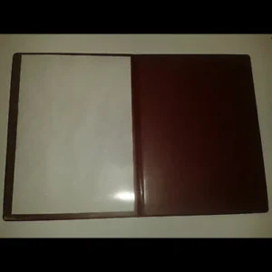 Menu Folder Maroon
