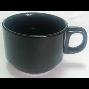 T1802998 Cup Saucer Black