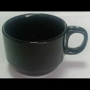 T1801538 Cup Saucer Black