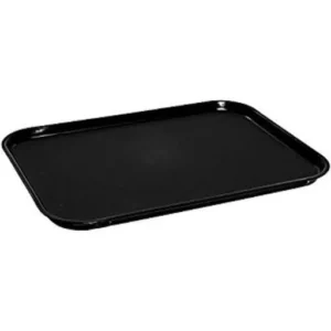 Non Slip Tray Rectangle Black 14x18