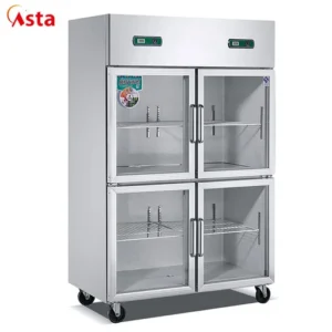 Kitchen Fridge w Glass 4 door