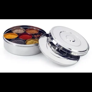 S.S Round Spice Box