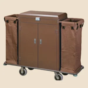 Double Housekeeping Trolley w Door