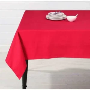 Tablecloth Red 40x84in