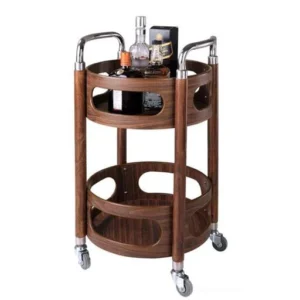Round Beverage Cart