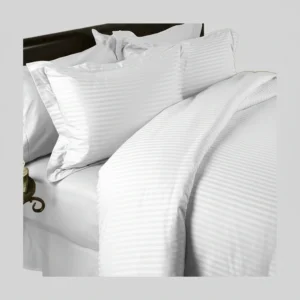Q Striped Duvet Cover 250TC 92x92"