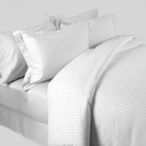 Q Striped Duvet Cover 300TC 92x92"