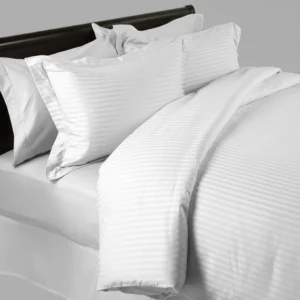 K Striped Duvet Cover 250TC 92x106"
