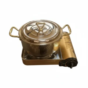 Copper Pot with Stove 24cm