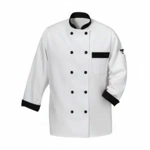 Chefs Coat Full w/o Buttons White  2