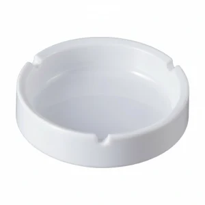 Ashtray Mel Round White