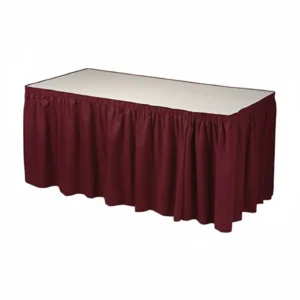 Maroon Lycra Frill 16ft