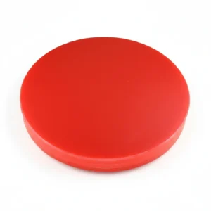Round Chopping Board Red 18x2"