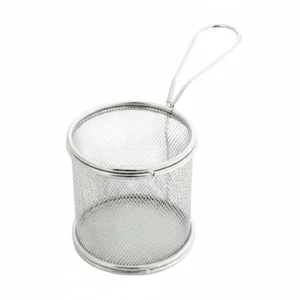 French Fry Basket SS Round