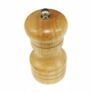 Black Wooden Pepper Crusher 4"