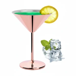 Rosegold Martini Glass