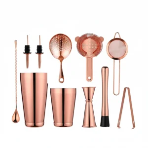 Rose Gold Bar Set 10pcs