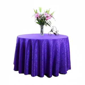 Tablecloth Blue Round 2.9m