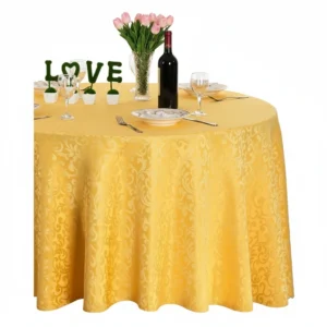 Tablecloth Golden Round 3.2m