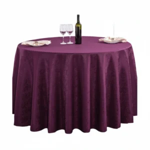 Tablecloth Purple Round 2.9m