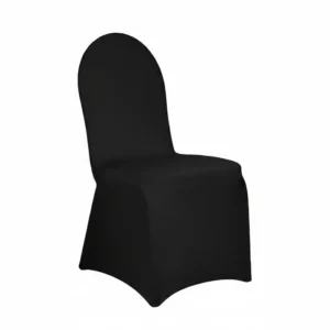 Chair Cover Black Spandex Light