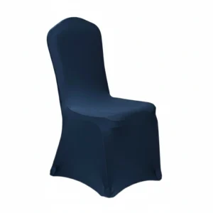 Chair Cover Dark Blue Spandex Light