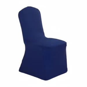 Chair Cover Blue Spandex Heavy