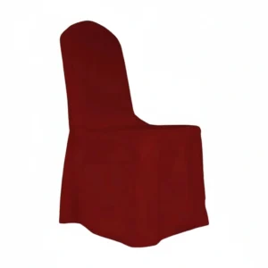 Chair Cover Maroon Spandex Heavy