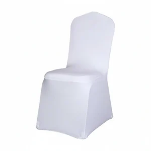 Chair Cover White Spandex Light
