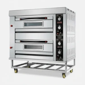 Gas Oven Double w Trolley