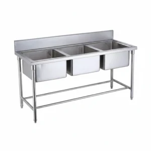 Triple Bowl Sink 1500x700x850