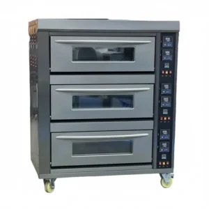 S.S Electric Oven 3 Deck 6 Trays