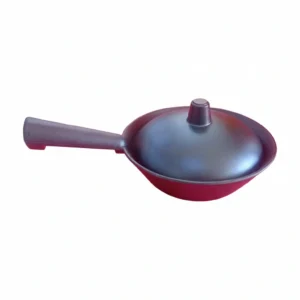 Mel Rice Pot Lid  Black 11x7.5"