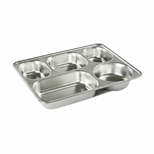 S.S Plate (4 Compartments)