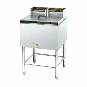 Double Elec. Fryer  14+14L