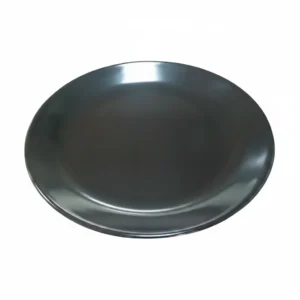 Shallow Plate Black 7"