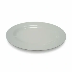 Oval Plate White 12"