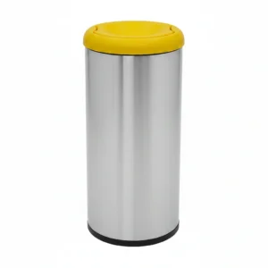 S.S Trash Bin Yellow 40L 94539/204