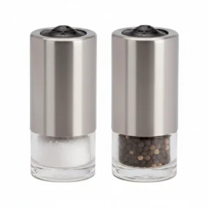Salt Pepper Shaker Set SS Acrylic