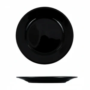T1800096 8" flat plate Black