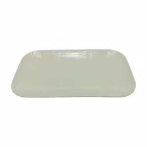 C7002187 12" rectangular plate- Linen pattern