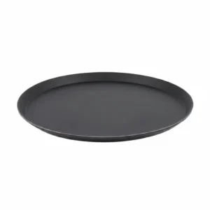 Non Slip Tray Round Dotted 16"