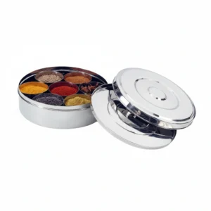 S.S Round Spice Box