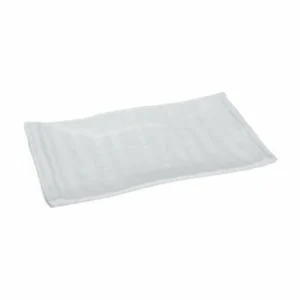 Mel Stoneware Platter 10  White
